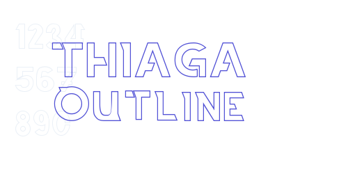 THIAGA Outline-font-download