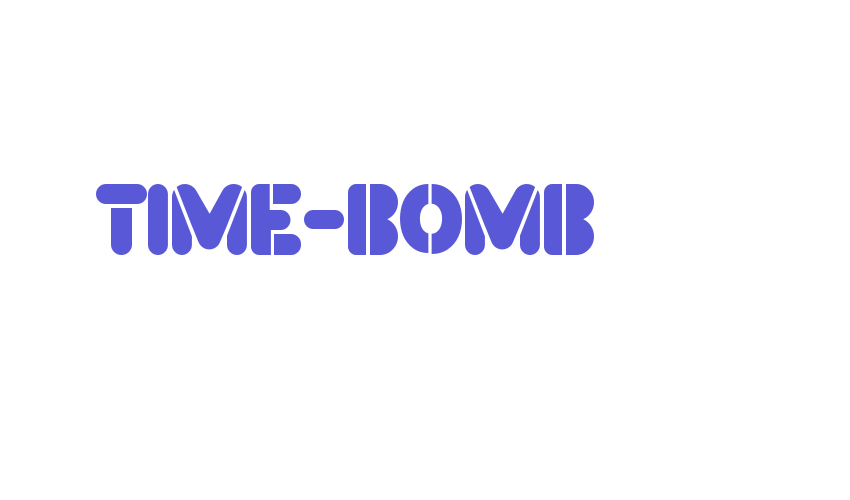 TIME-BOMB Font Download