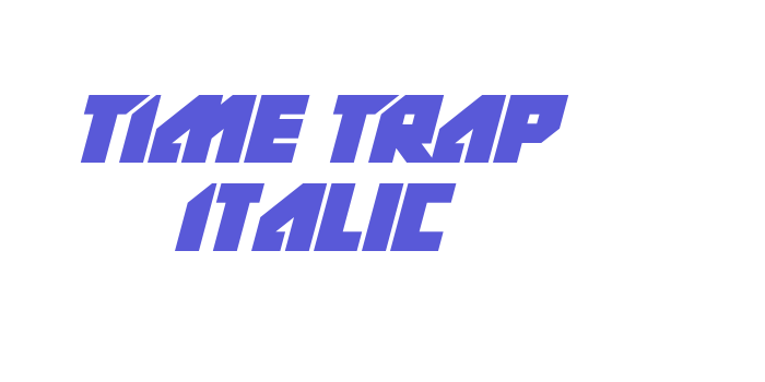 TIme TRap Italic Font Download