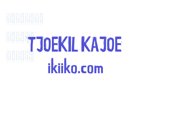 TJOEKIL KAJOE ikiiko.com