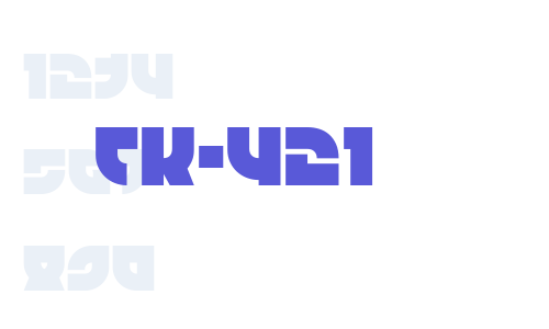 TK-421 Font