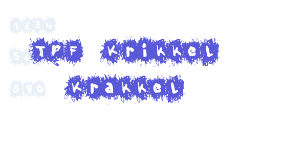 TPF Krikkel Krakkel font free