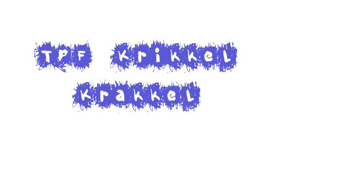 TPF Krikkel Krakkel Font Download