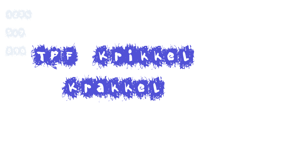 TPF Krikkel Krakkel-font-download