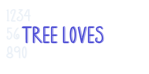 TREE LOVES-font-download