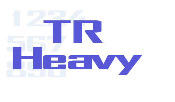 TR Heavy font free