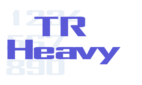 TR Heavy Font