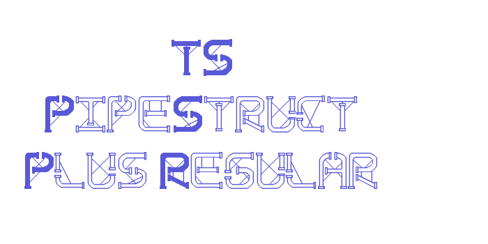 TS PipeStruct Plus Regular Font Download