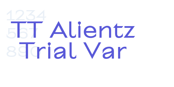 TT Alientz Trial Var font