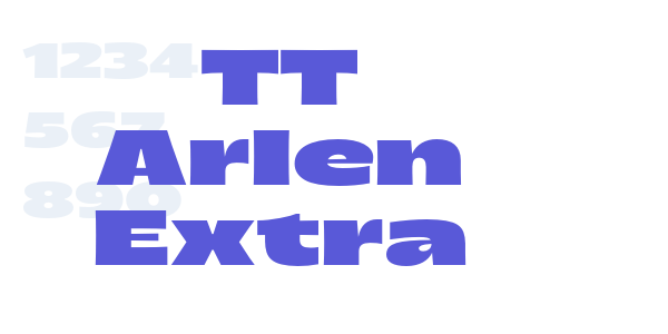 TT Arlen Extra font free