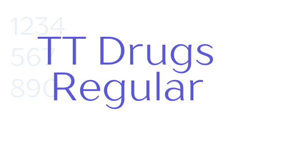 TT Drugs Regular font free