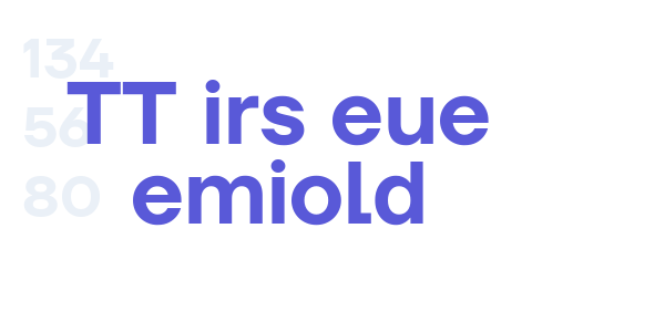 TT Firs Neue DemiBold font free