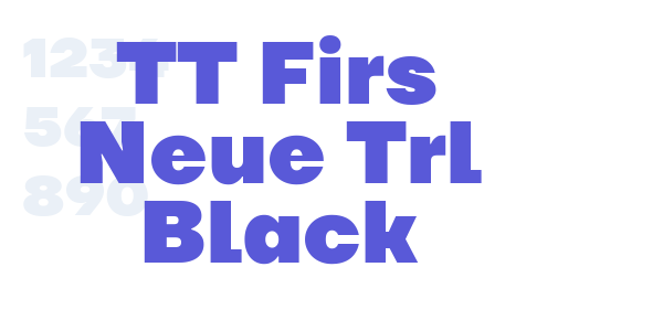 TT Firs Neue Trl Black font free