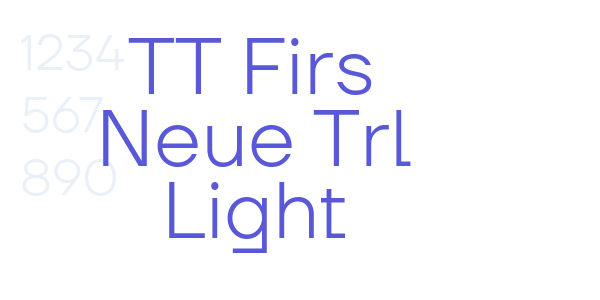 TT Firs Neue Trl Light font