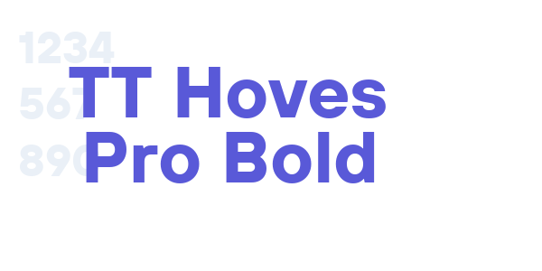 TT Hoves Pro Bold font free