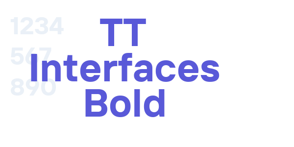 TT Interfaces Bold font free