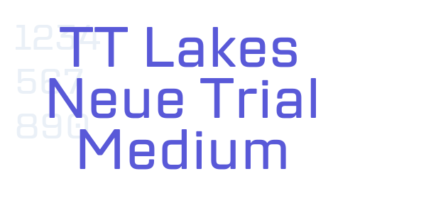 TT Lakes Neue Trial Medium font free