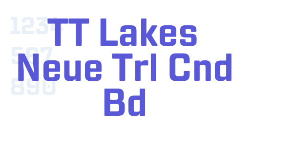 TT Lakes Neue Trl Cnd Bd font free