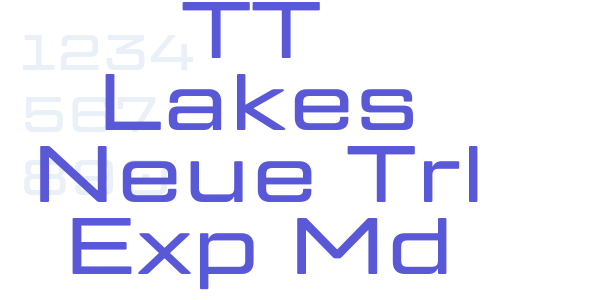 TT Lakes Neue Trl Exp Md font free