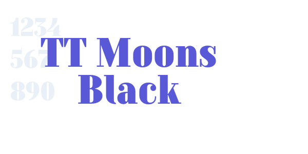 TT Moons Black font free