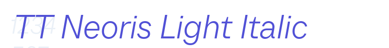 TT Neoris Light Italic