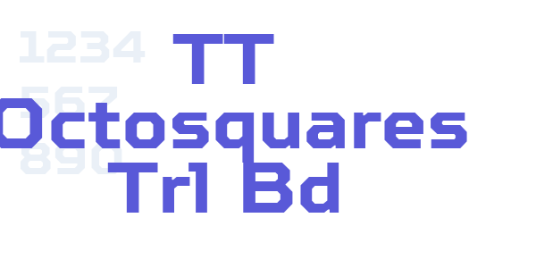 TT Octosquares Trl Bd font free