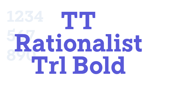 TT Rationalist Trl Bold font