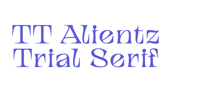 TT Alientz Trial Serif Font Download