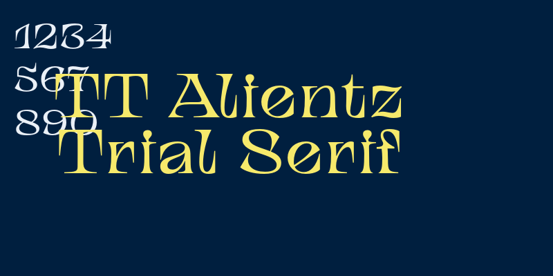 TT Alientz Trial Serif