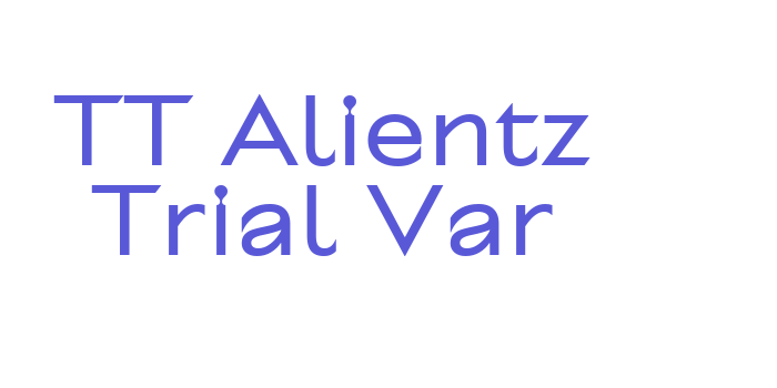 TT Alientz Trial Var Font Download