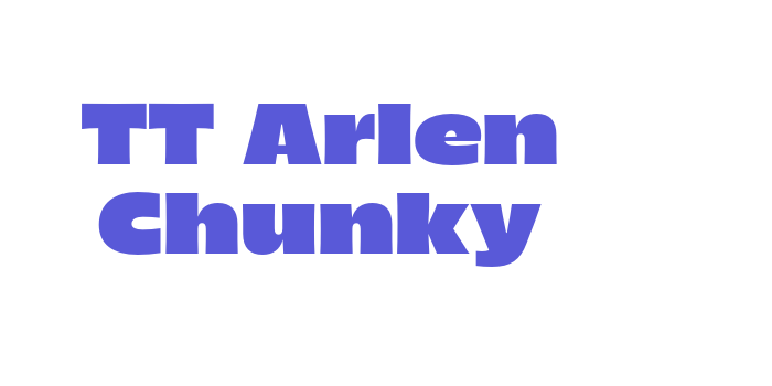 TT Arlen Chunky Font Download