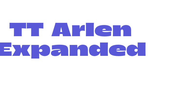 TT Arlen Expanded Font Download