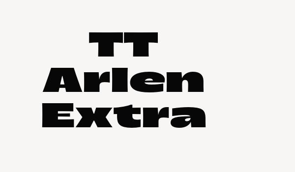 TT Arlen Extra Font