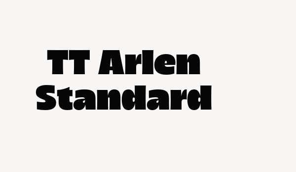 TT Arlen Standard Font