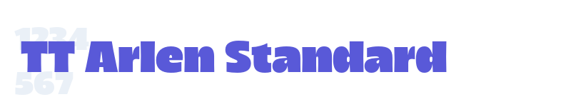 TT Arlen Standard-related font