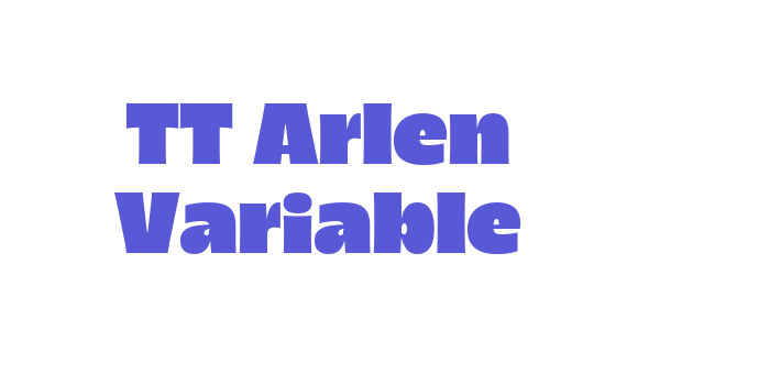 TT Arlen Variable Font Download