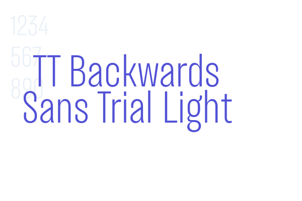 TT Backwards Sans Trial Light