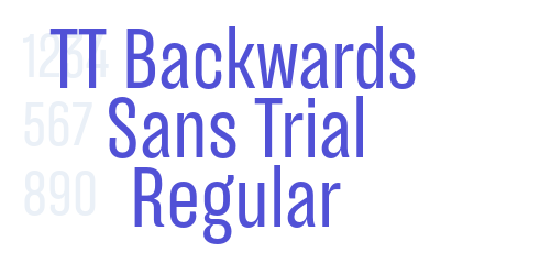 TT Backwards Sans Trial Regular-font-download