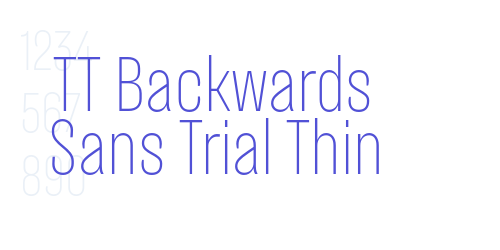 TT Backwards Sans Trial Thin-font-download