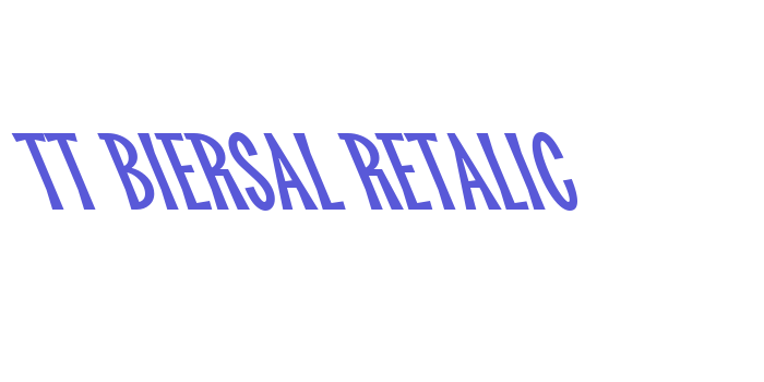 TT Biersal Retalic Font