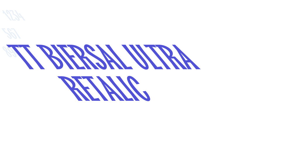 TT Biersal Ultra Retalic-font-download