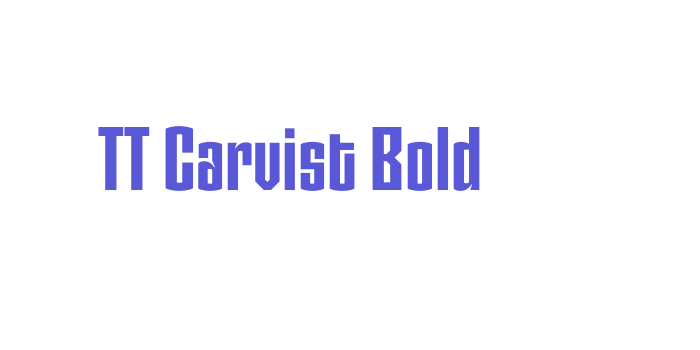 TT Carvist Bold Font Download