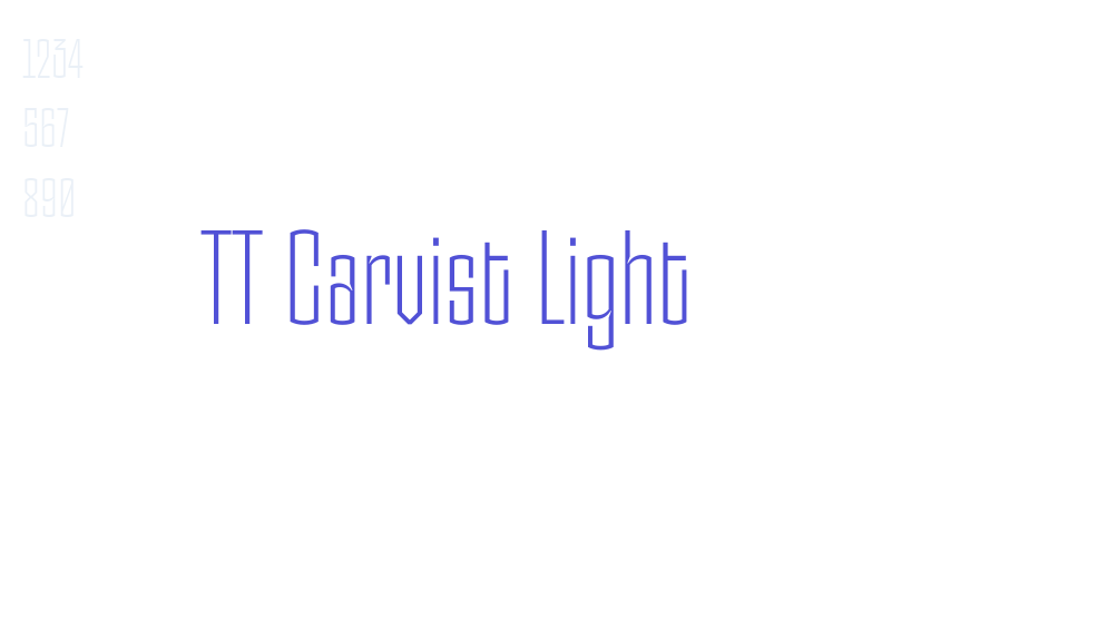 TT Carvist Light-font-download