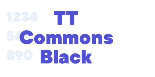 TT Commons Black-font-download