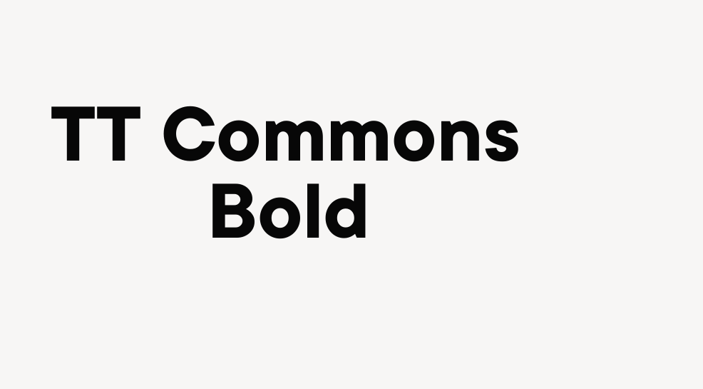 TT Commons Bold font download