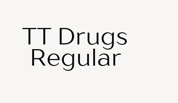 TT Drugs Regular Font