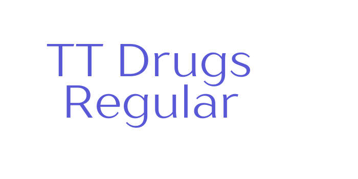 TT Drugs Regular Font Download