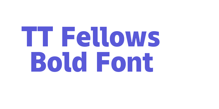 TT Fellows Bold Font Font Download