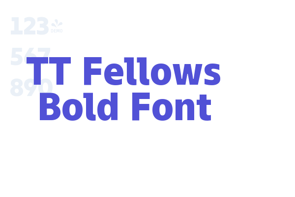 TT Fellows Bold Font