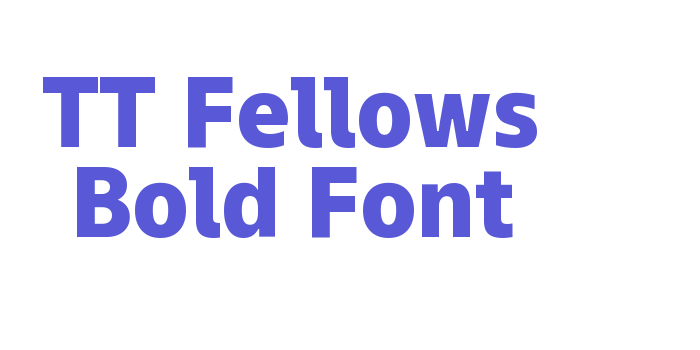 TT Fellows Bold Font Font